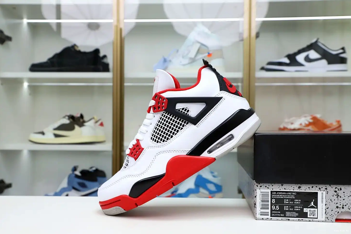 4 RETRO 'FIRE Kimikick RED' JORDAN AIR 2012 0609